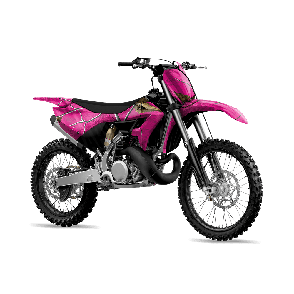 Realtree XTRA Colors Magenta Camo Dirt Bike Vinyl Wrap