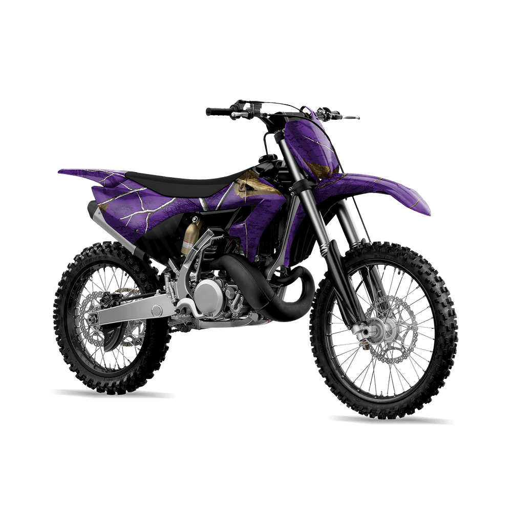 Realtree XTRA Colors Purple Camo Dirt Bike Vinyl Wrap