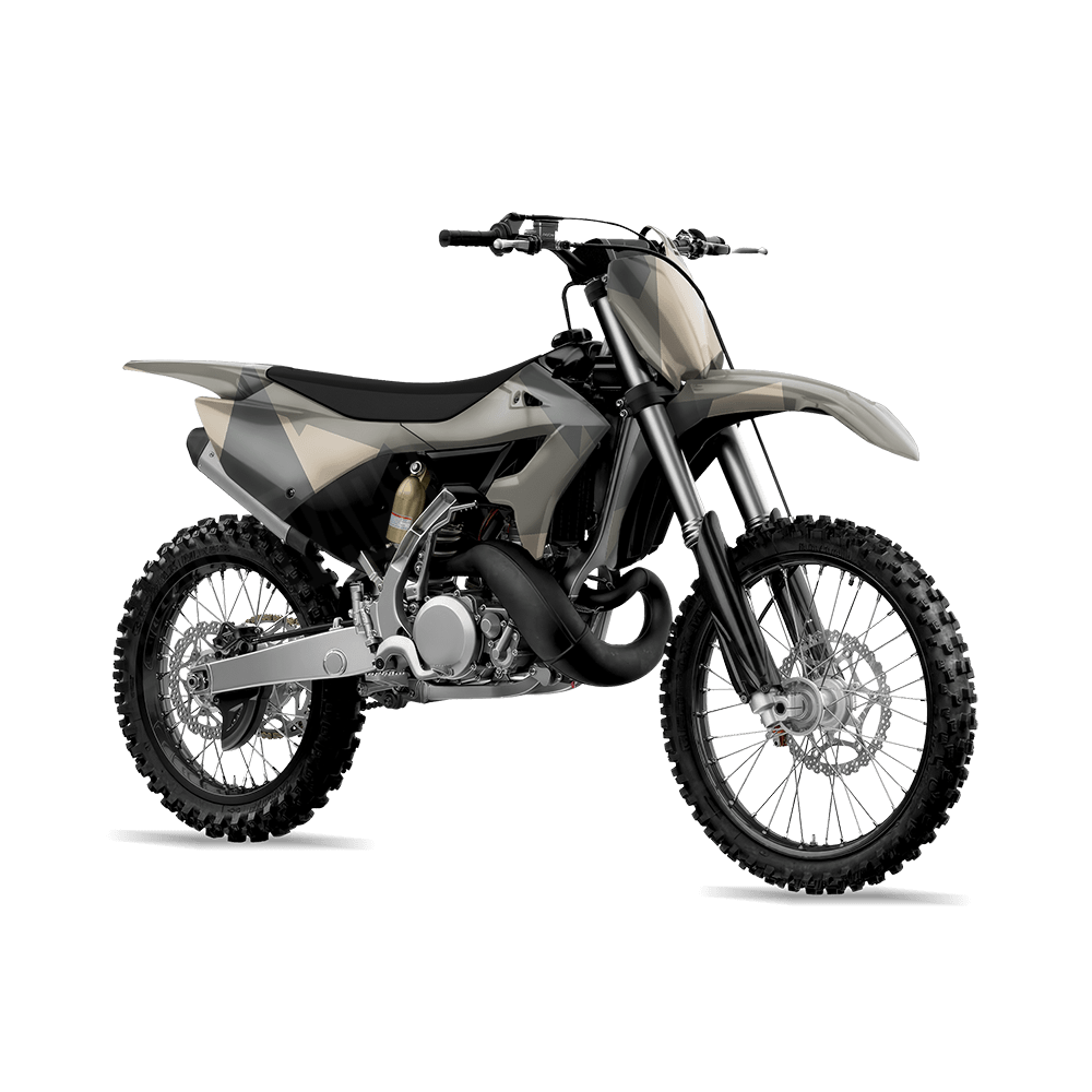 Shattered Army Camo Dirt Bike Vinyl Wrap