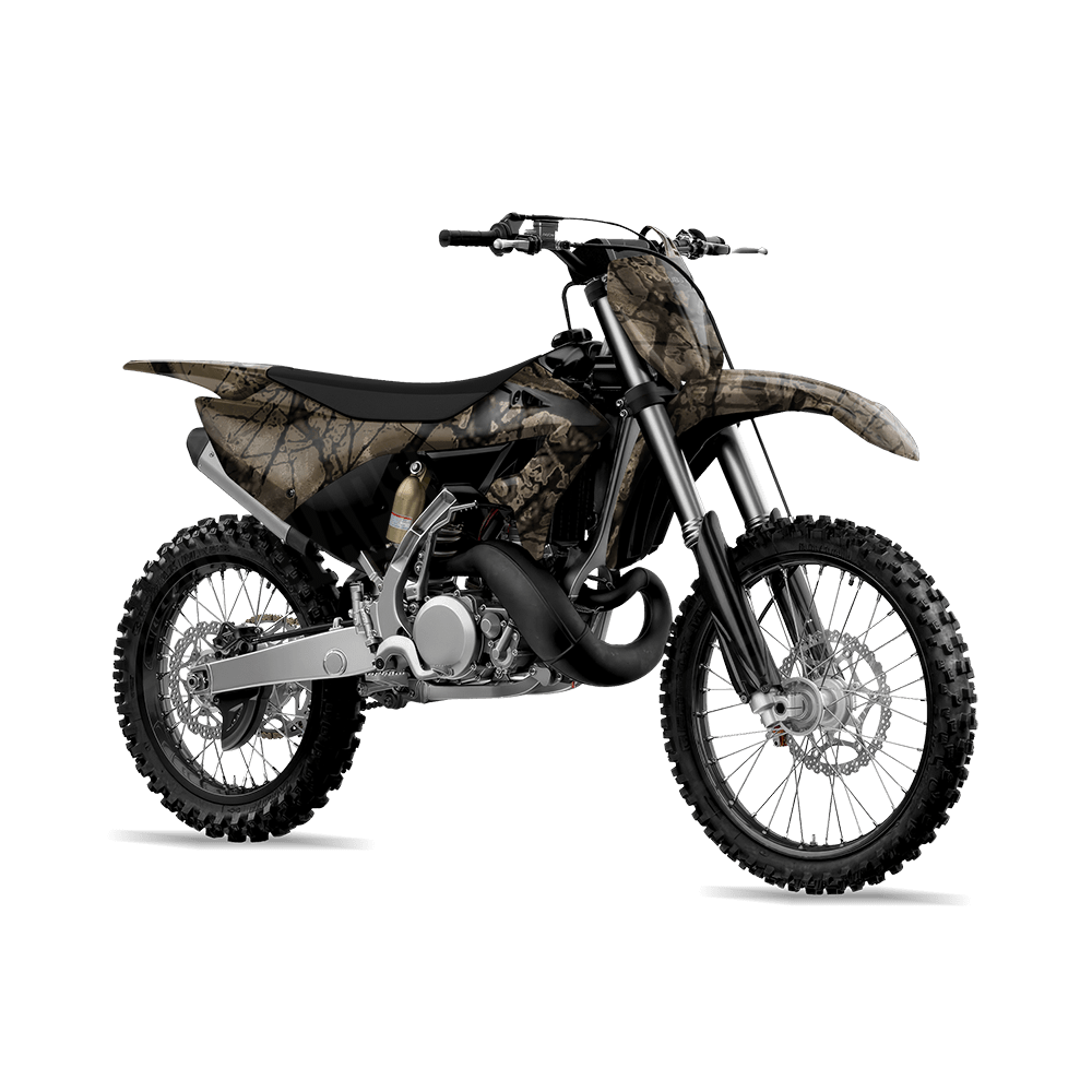 Substrate Shrub Stalker Camo Dirt Bike Vinyl Wrap