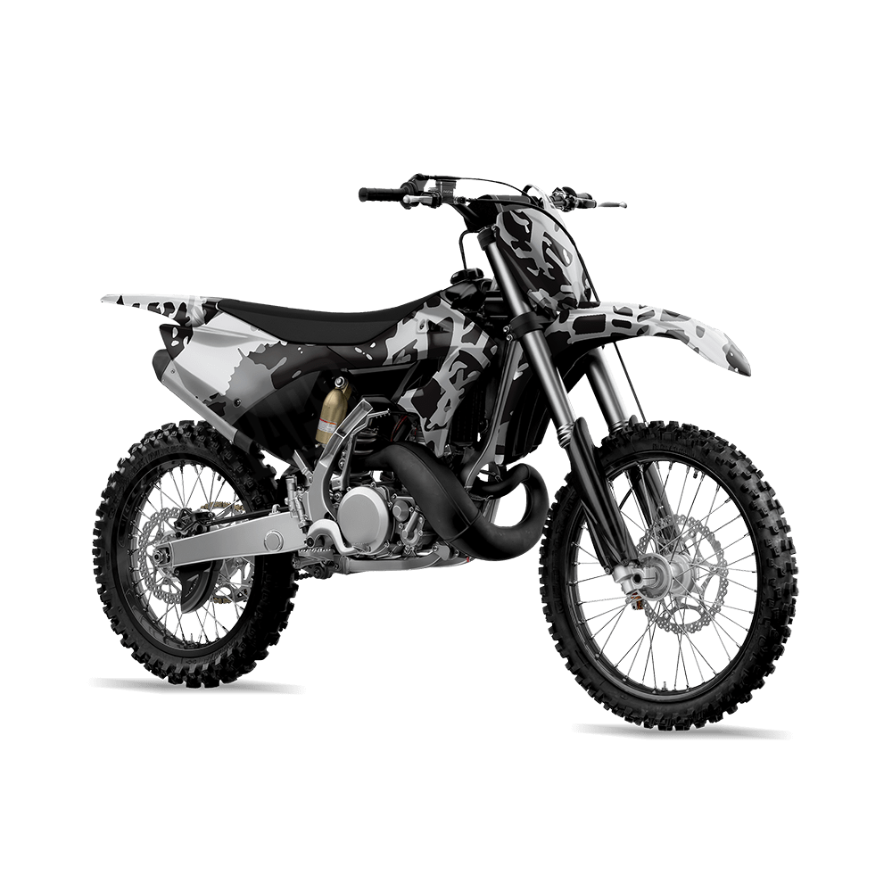 Tire Splatter Urban Night Camo Dirt Bike Vinyl Wrap