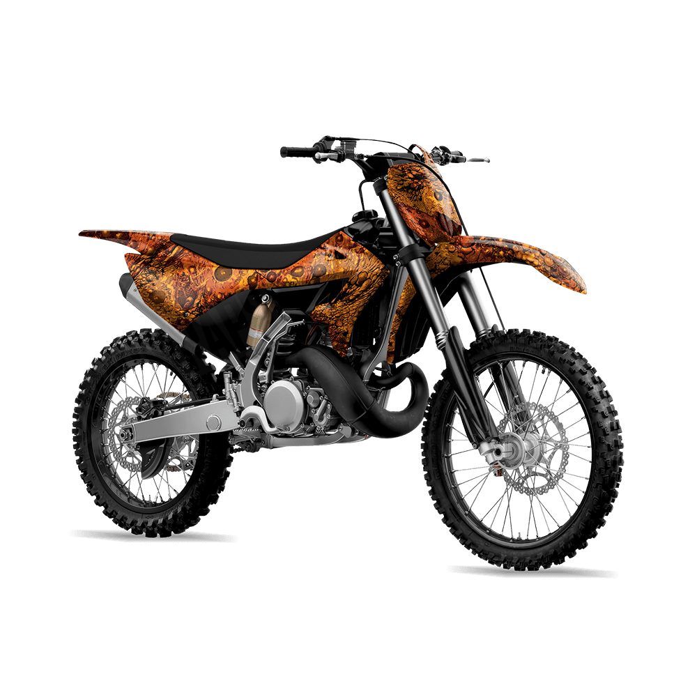 Toadaflage Goldfish Camo Dirt Bike Vinyl Wrap