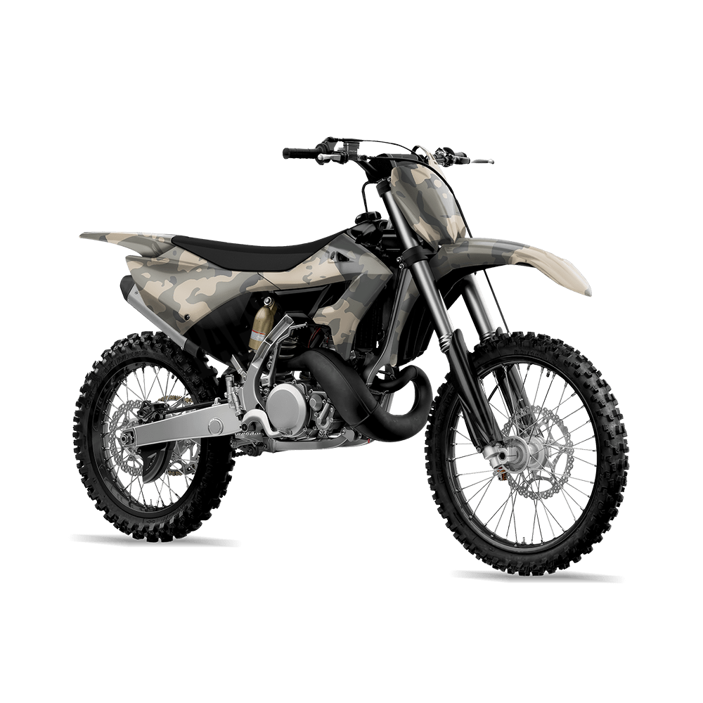 Treetop Army Camo Dirt Bike Vinyl Wrap