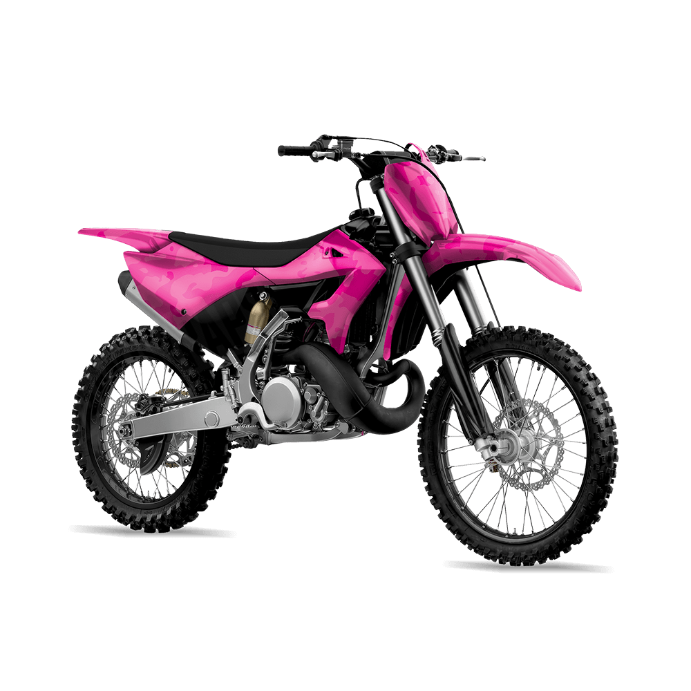Treetop Elite Magenta Camo Dirt Bike Vinyl Wrap