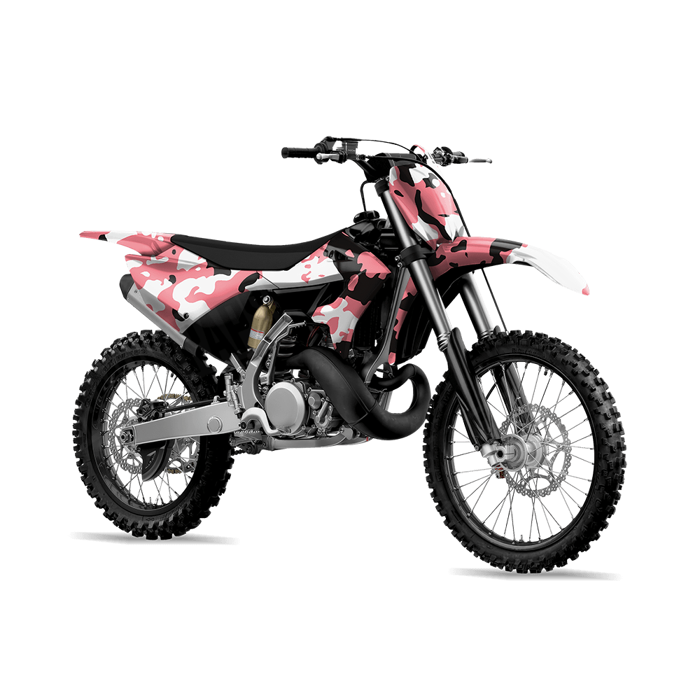 Treetop Pink Camo Dirt Bike Vinyl Wrap