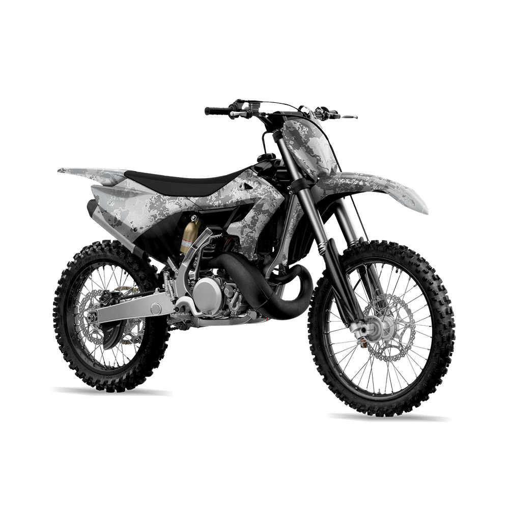 Veil Ops Polar Camo Dirt Bike Vinyl Wrap