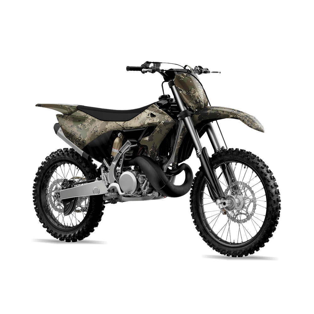 Veil Stalker Camo Dirt Bike Vinyl Wrap