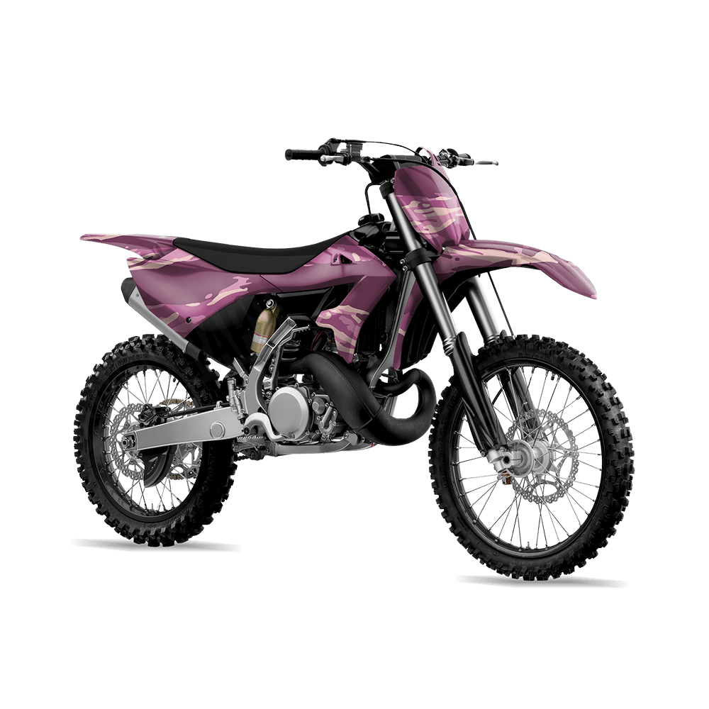 Vietnam Tiger Stripe Floral Camo Dirt Bike Vinyl Wrap