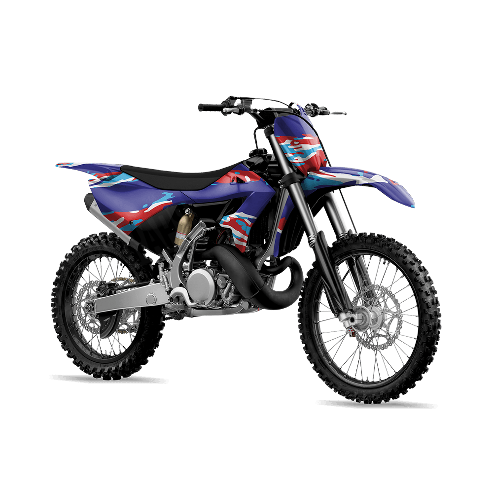Vietnam Tiger Stripe M Series Camo Dirt Bike Vinyl Wrap