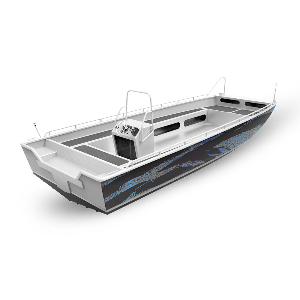 Dragonbreath Blue Fishing Boat Wraps