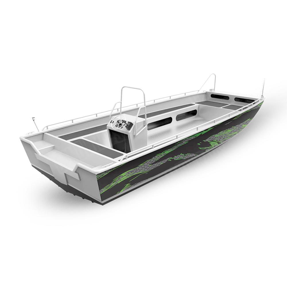Dragonbreath Green Fishing Boat Wraps