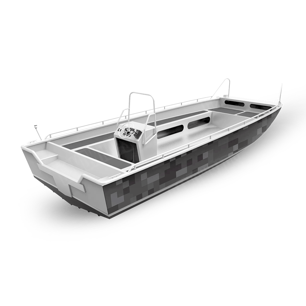 Pixel Elite Black Fishing Boat Wraps