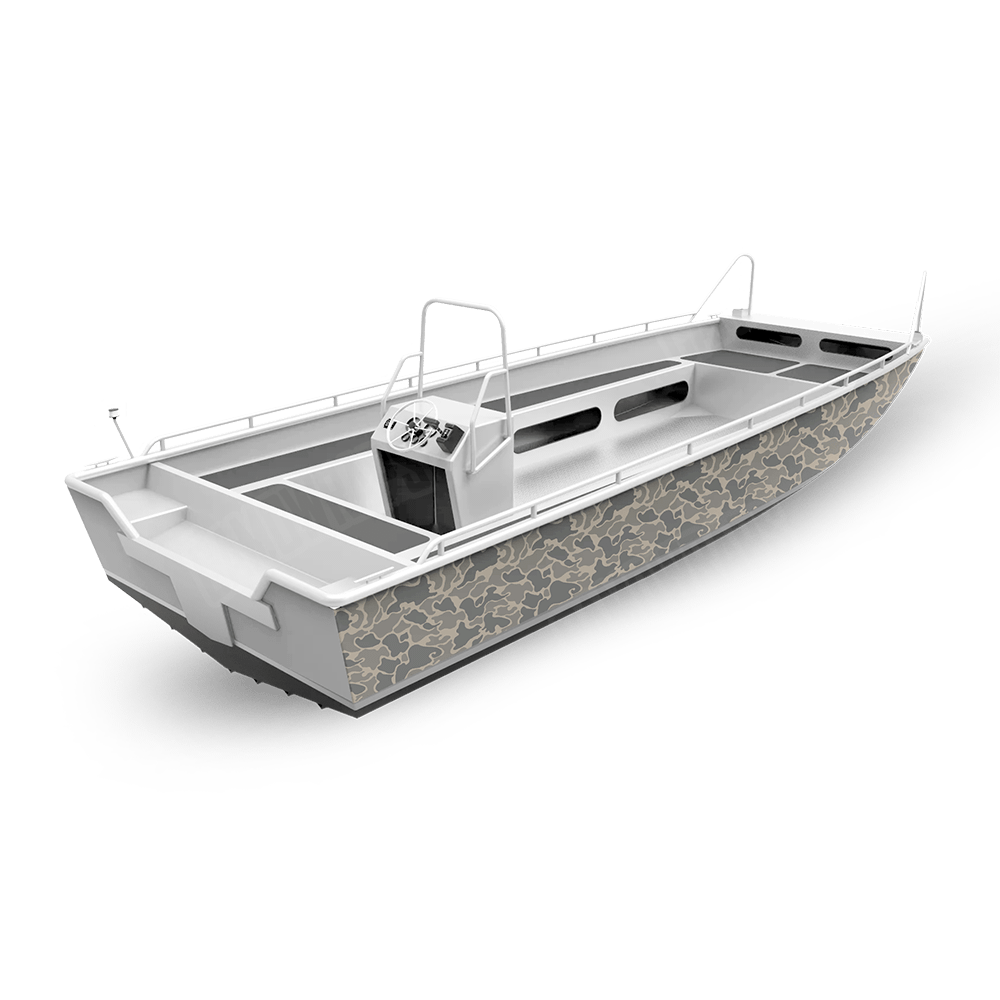 Old School Duck Army Fishing Boat Wraps