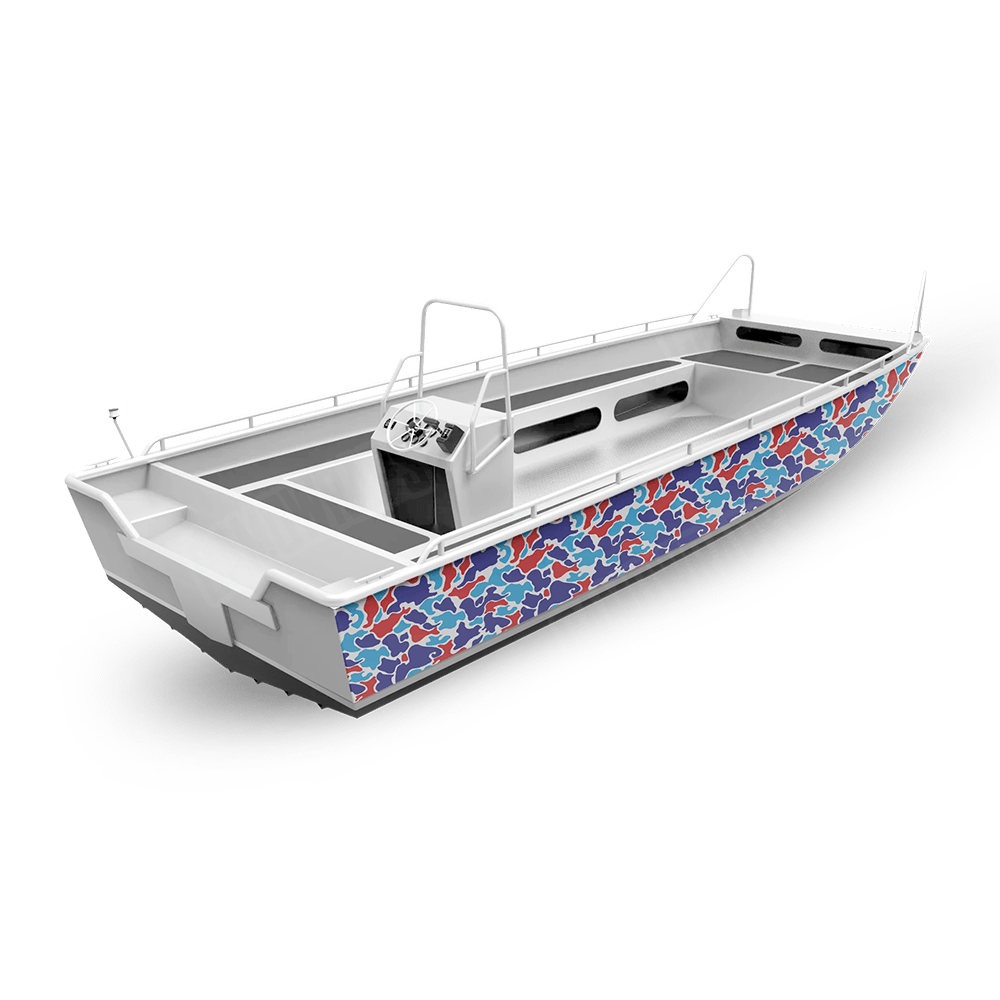 Old School Duck M Series Fishing Boat Wraps