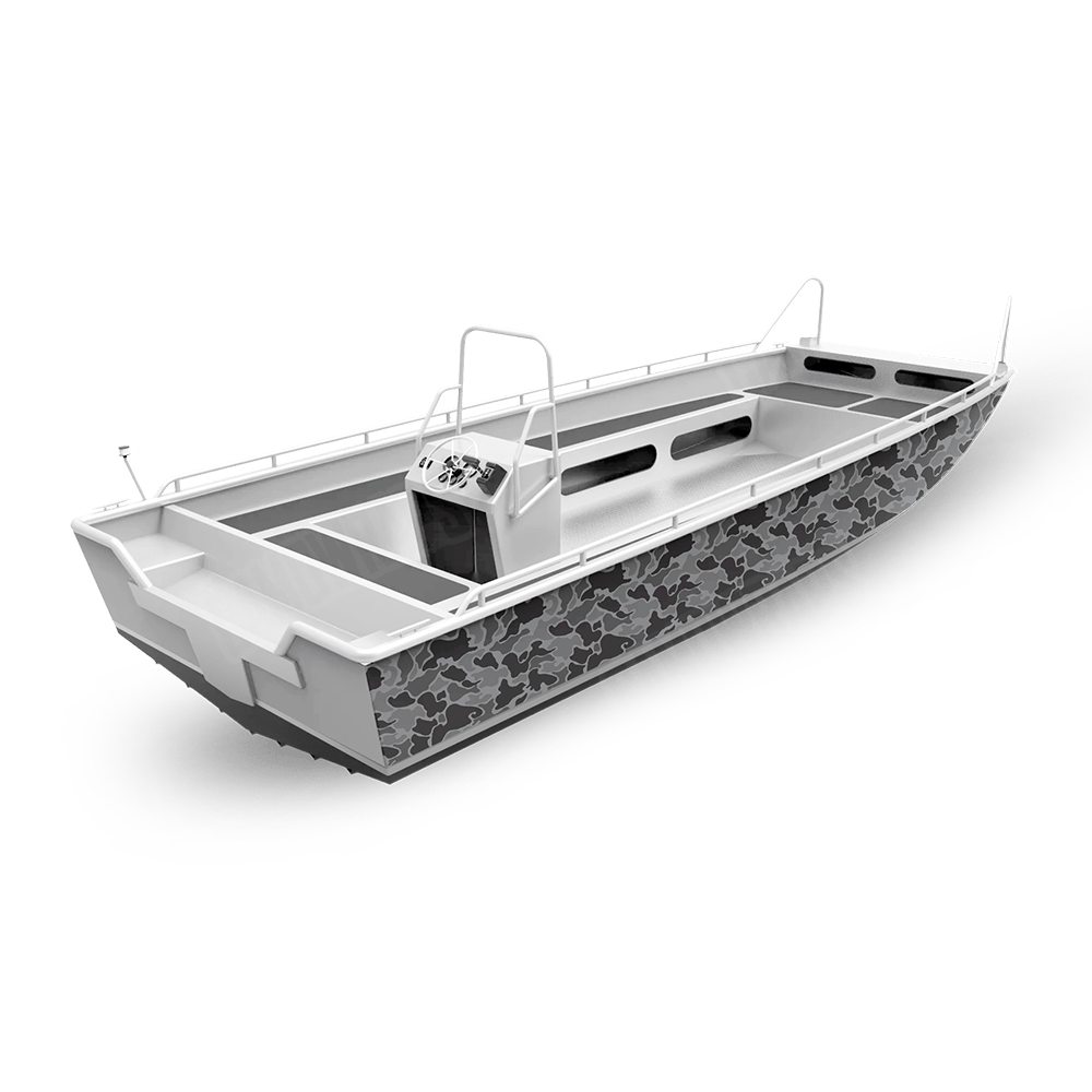 Old School Duck Midnight Fishing Boat Wraps