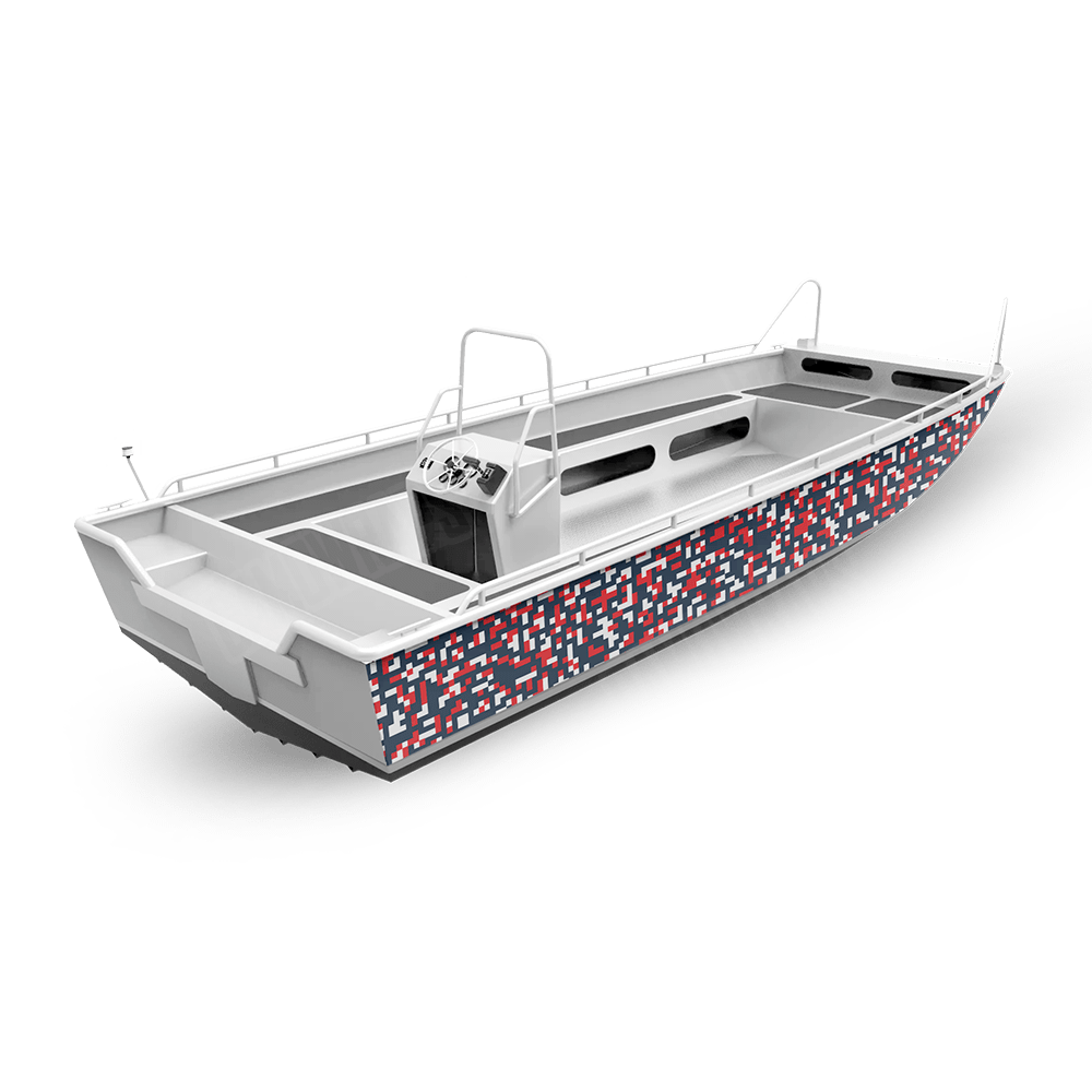 Pixel America Fishing Boat Wraps