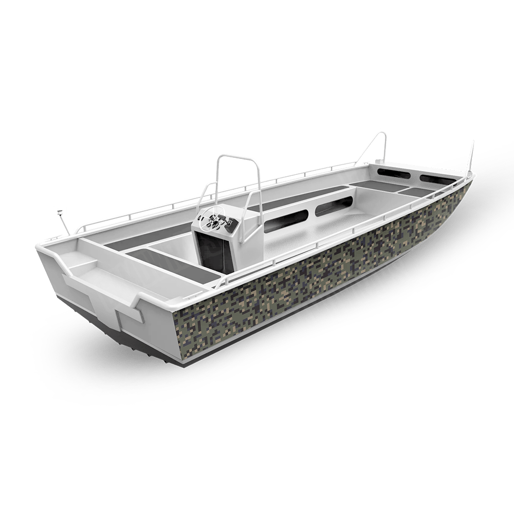 Pixel Militant Blue Fishing Boat Wraps