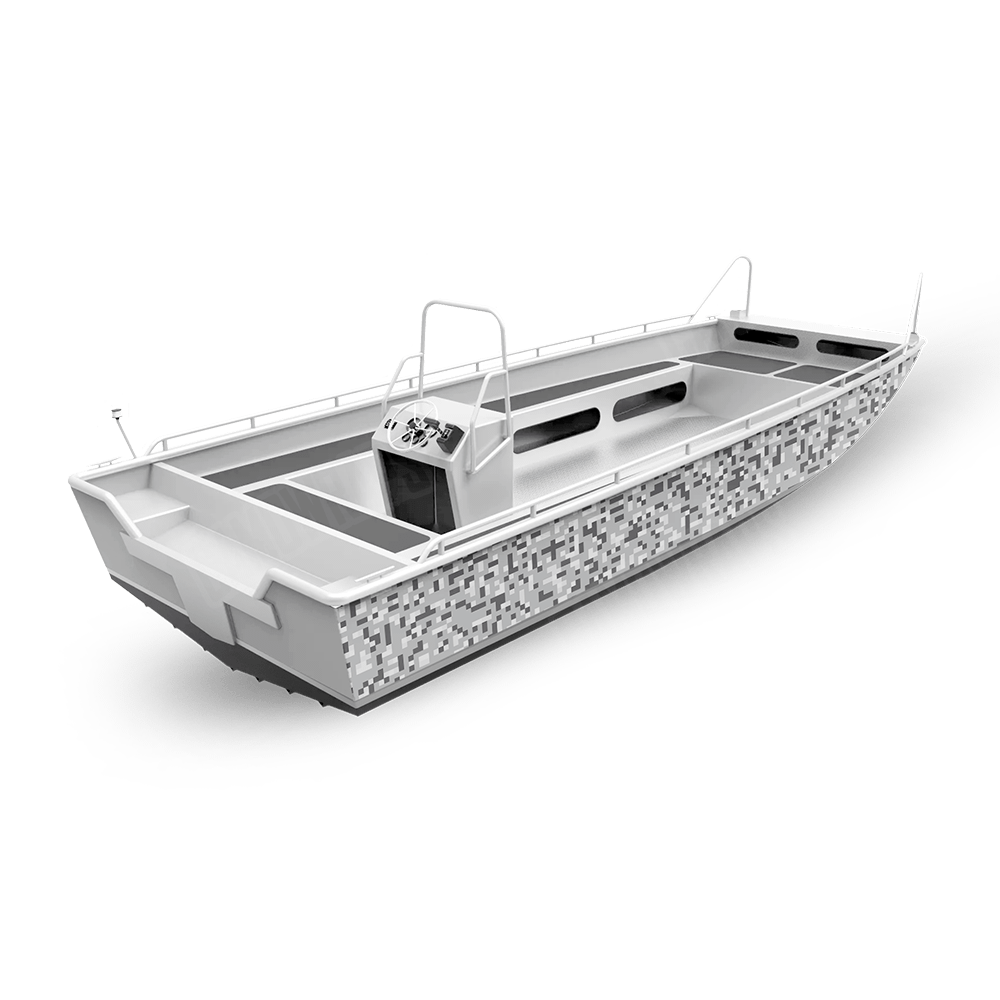 Pixel Snow Fishing Boat Wraps