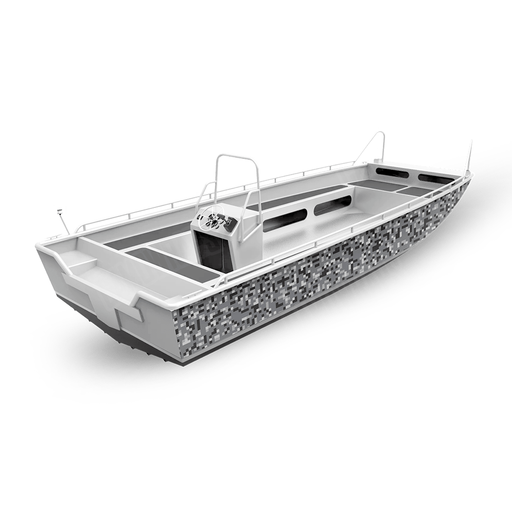 Pixel Urban Night Fishing Boat Wraps