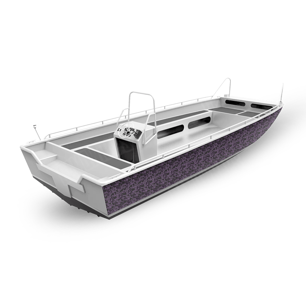 Old School Duck Darkwing Fishing Boat Wraps