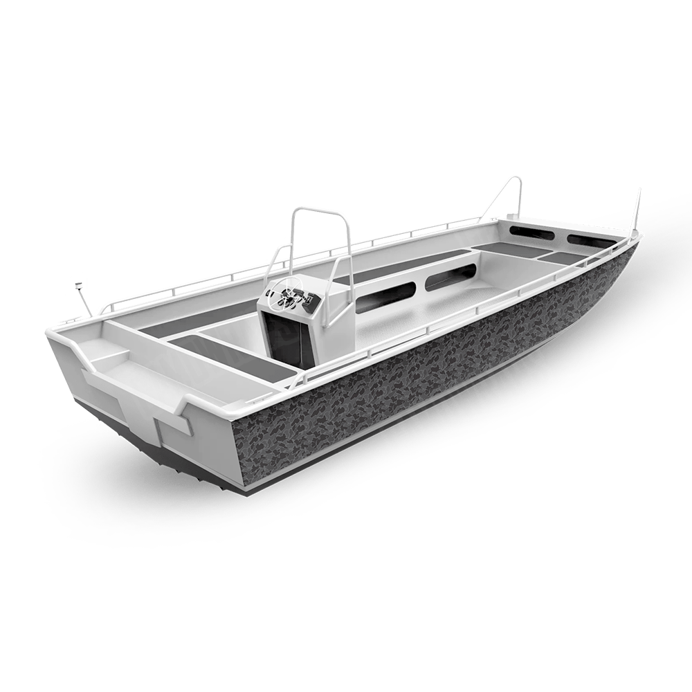 Old School Duck Elite Black Fishing Boat Wraps