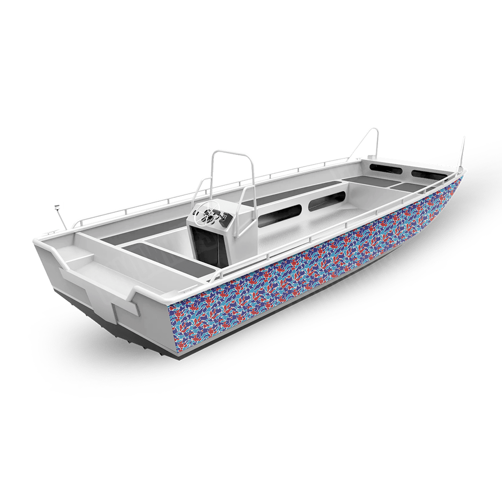 Old School Duck M Series Fishing Boat Wraps