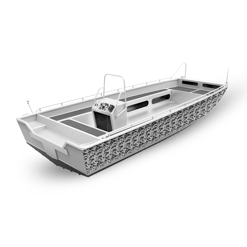 Old School Duck Urban Night Fishing Boat Wraps