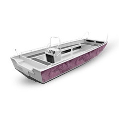 Realtree Aspect Cranberry Fishing Boat Vinyl Wrap