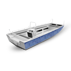Realtree Aspect Royal Blue Fishing Boat Vinyl Wrap