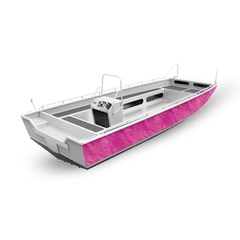 Realtree Fishing Magenta Fishing Boat Vinyl Wrap