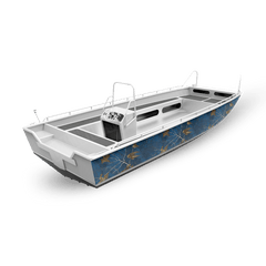 Realtree XTRA Colors Blue Fishing Boat Vinyl Wrap