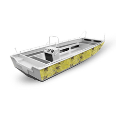 Realtree XTRA Colors Yellow Fishing Boat Vinyl Wrap