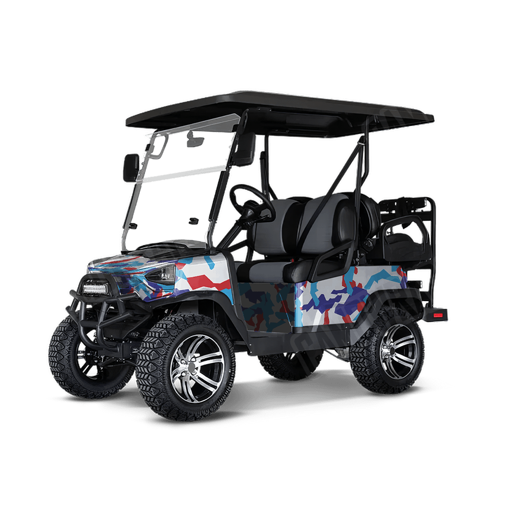 Erratic M Series Golf Cart Camo Vinyl Wrap