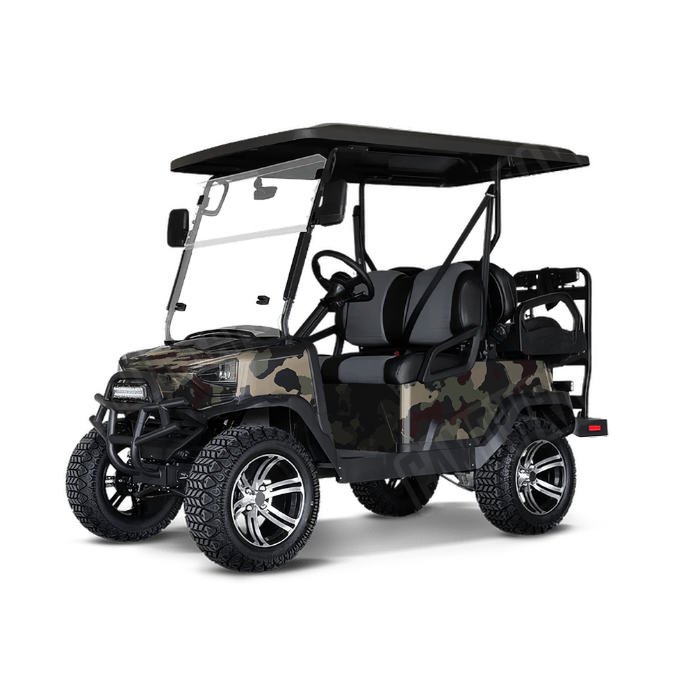 Large Cumulus Militant Blood Golf Cart Camo Vinyl Wrap
