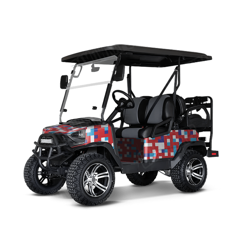 Pixel M Series Golf Cart Wraps