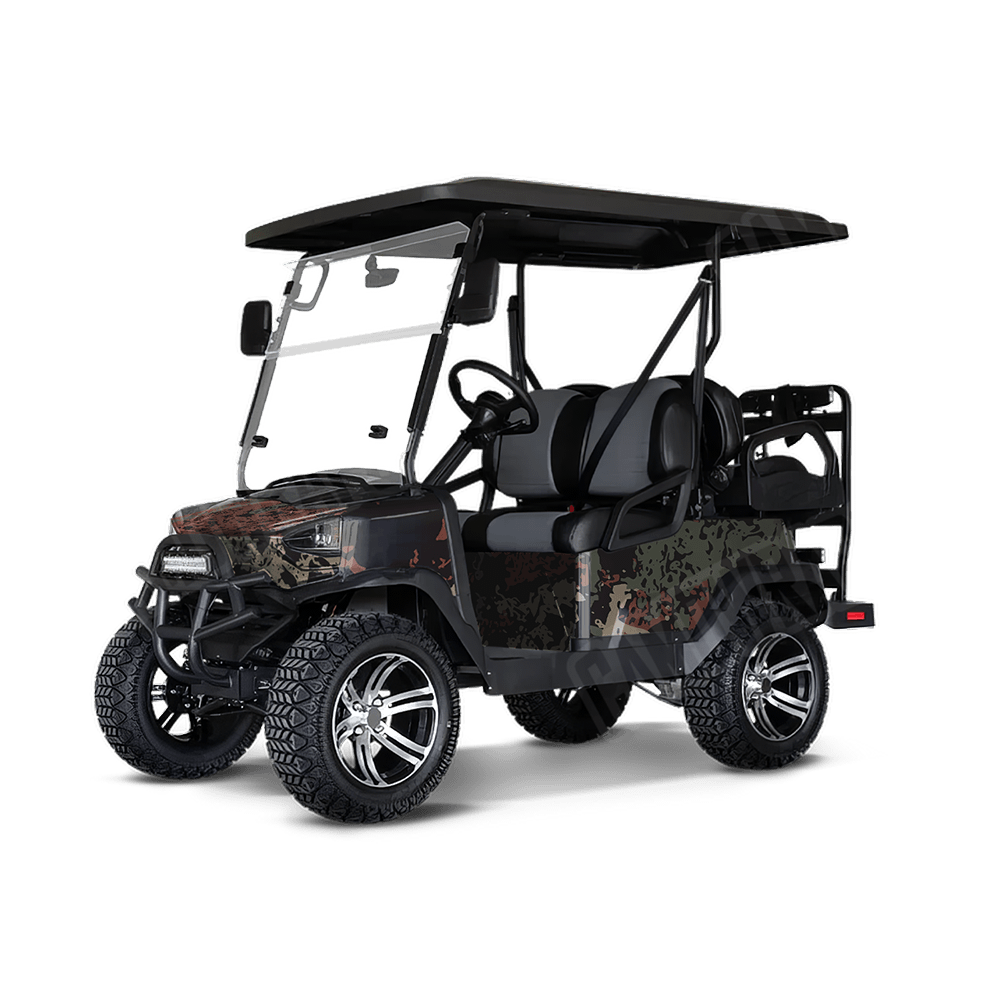 Pasted Militant Copper Golf Cart Camo Vinyl Wrap