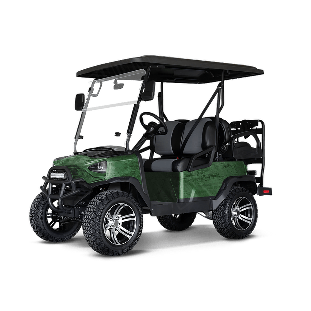 Realtree Fishing Green Golf Cart Camo Vinyl Wrap