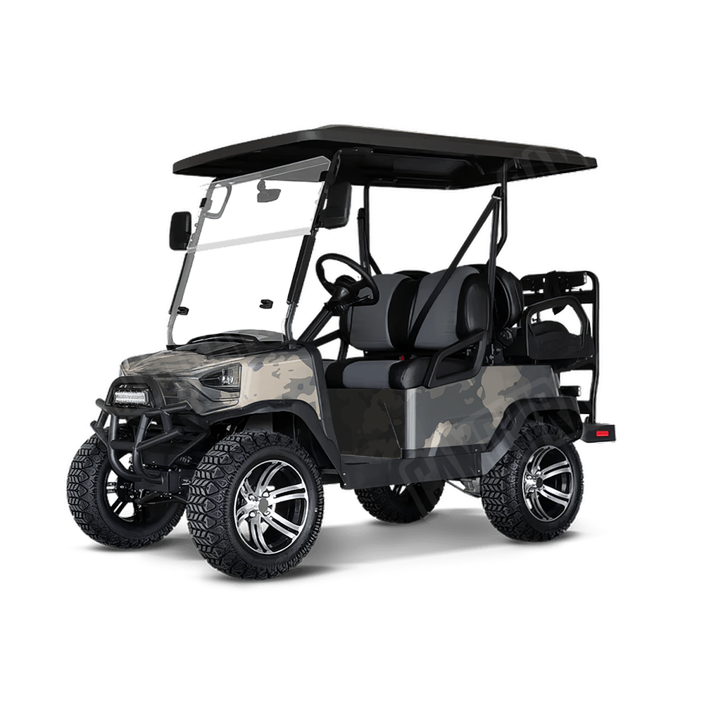 Treetop Army Golf Cart Camo Vinyl Wrap
