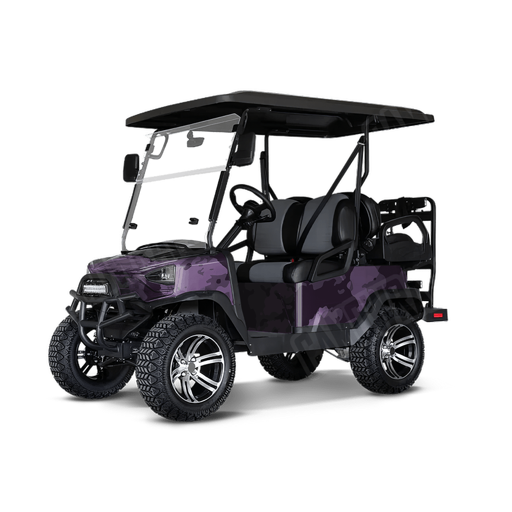 Treetop Darkwing Golf Cart Camo Vinyl Wrap