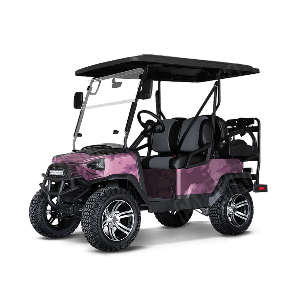 Treetop Floral Golf Cart Camo Vinyl Wrap