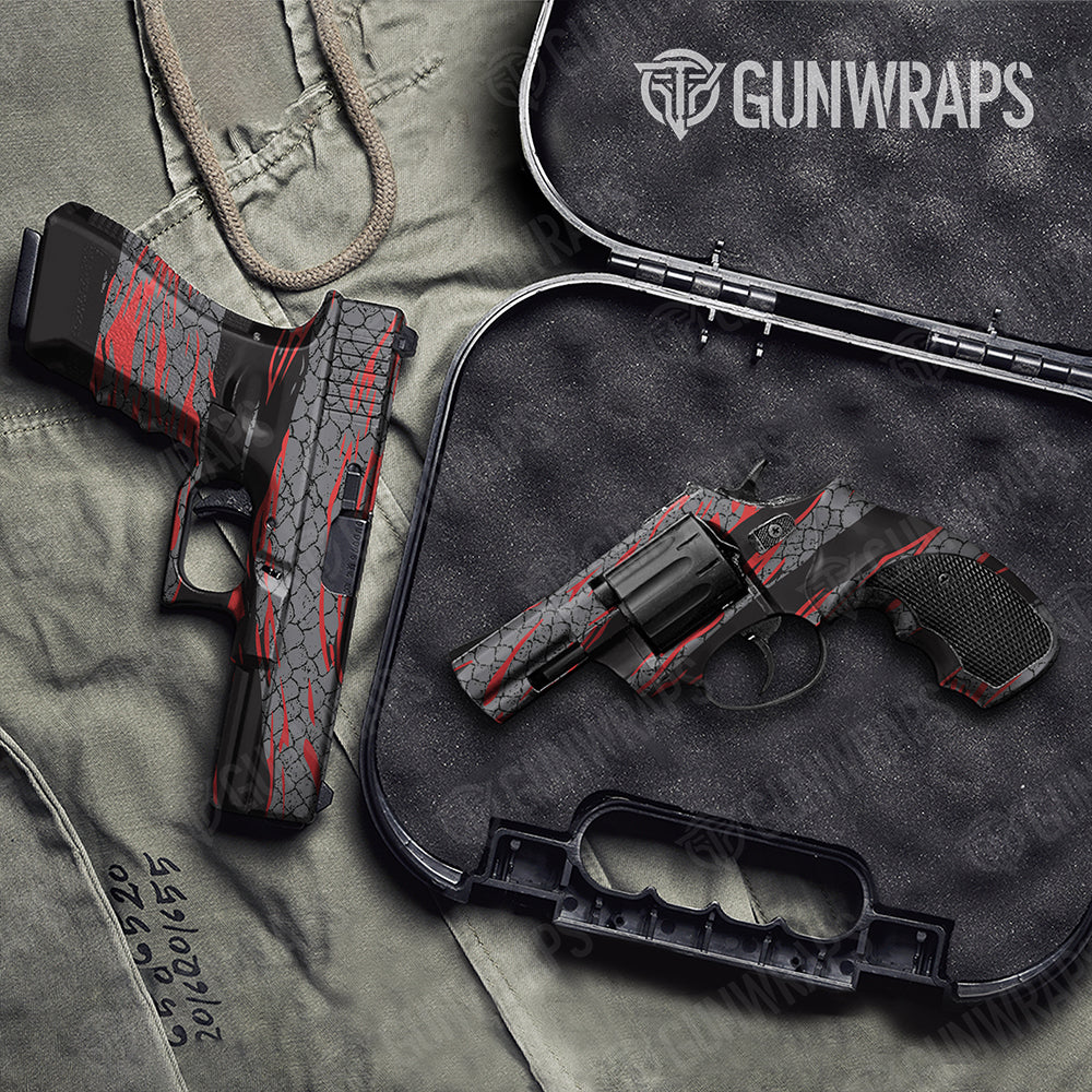 Dragonbreath Red Handgun Gun Skin Vinyl Wraps