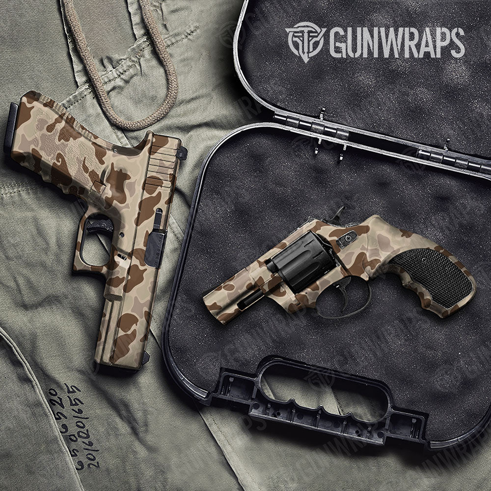 Old School Duck Desert Handgun Gun Skin Vinyl Wraps
