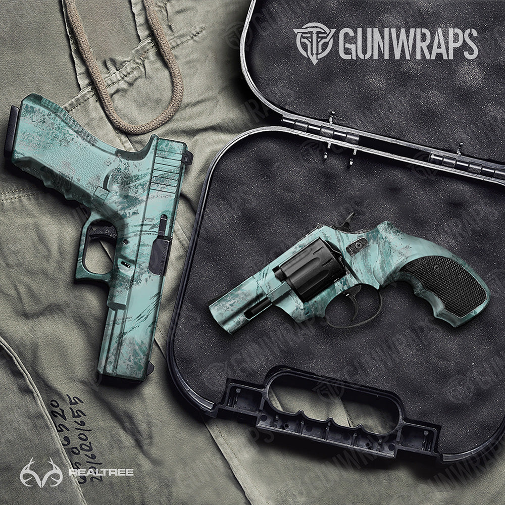 Handgun Realtree Aspect Shallows Camo Gun Skin Vinyl Wrap