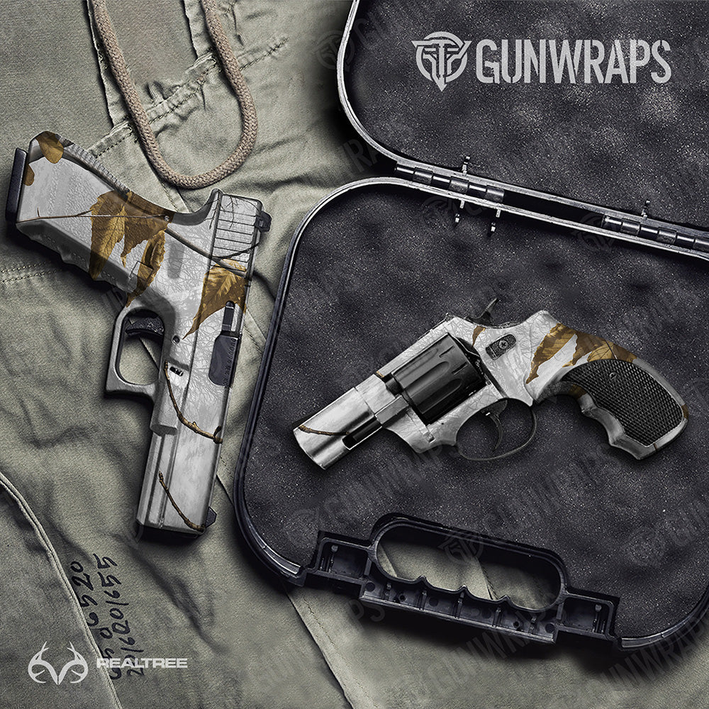 Handgun Realtree XTRA Colors Snow Camo Gun Skin Vinyl Wrap