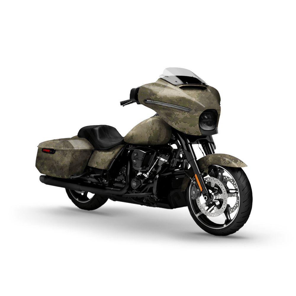 A-TACS AU-X Motorcycle Camo Vinyl Wrap