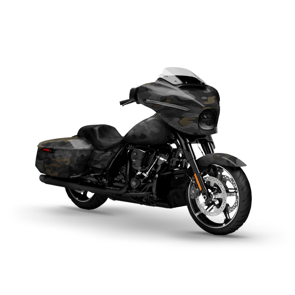 A-TACS U|CON Stealth Motorcycle Camo Vinyl Wrap