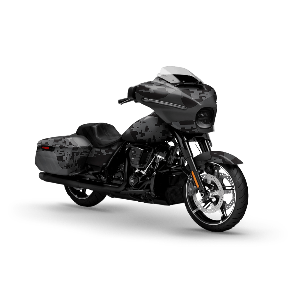 Compound Midnight Motorcycle Camo Vinyl Wrap