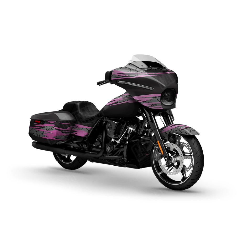 Dragonbreath Pink Motorcycle Wraps