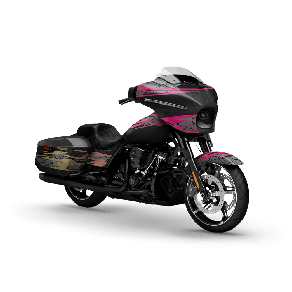 Dragonbreath Retro Punk Motorcycle Wraps
