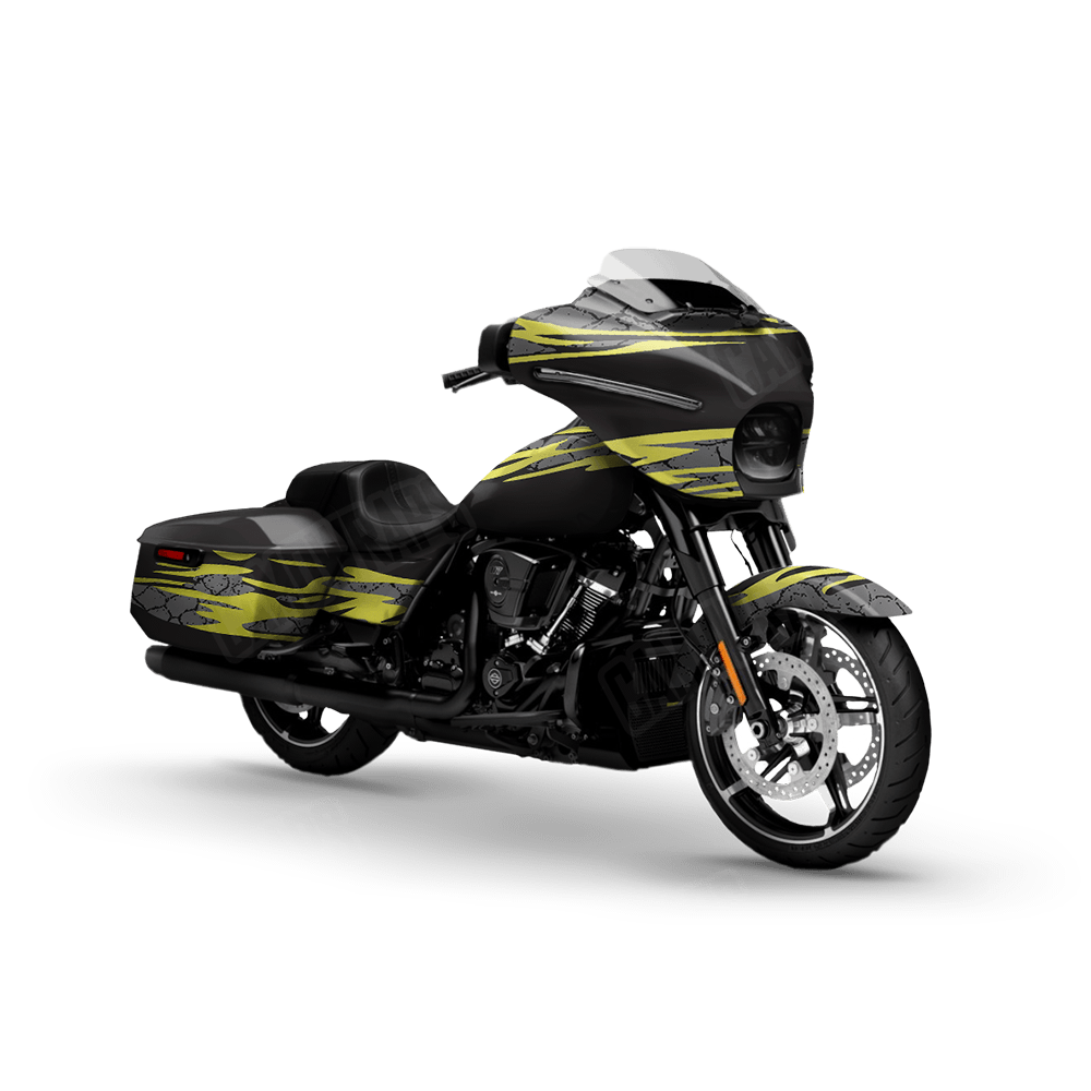 Dragonbreath Yellow Motorcycle Wraps